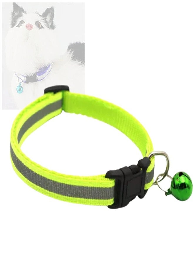 Pups&Pets طوق قطط من Pups&Pets مع ربطة عنق وجرس، قابل للتعديل، مناسب للجراء والقطط الصغيرة أو بعض أنواع الجراء، قطعة واحدة - Image 4